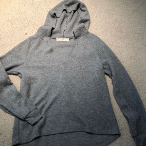 Project social T deep V hoodie